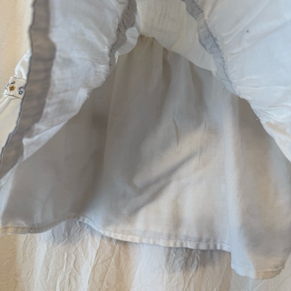 Rachel Zoe White Cotton Dress Floral Trim 18 Months - Picture 4 of 8